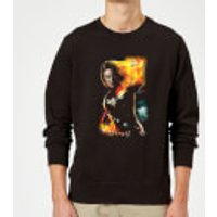Captain Marvel Galactic Shine Sweatshirt - Black - M - Schwarz