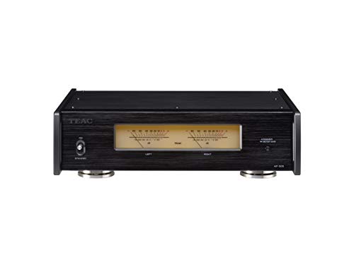 TEAC AP-505 HiFi Verstärker der Klasse D (schaltbar, 3 Ausgabemodi, Schutzschaltung, Aluminiumgehäuße, Ringkerntransformator), Schwarz