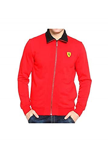 sportwear Herren BRA5000012600240 Reißverschlussjacke Ferrari Red Scuderia XXL, rot