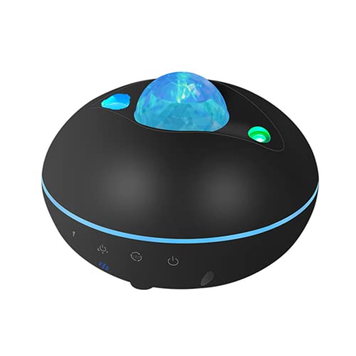 WiFi Sternenprojektor mit Timer & Musik-Player, Sternenhimmel Projektor Kompatibel mit Alexa Google Assistant, Galaxy Projektor winken Nachtlicht für Schlafzimmer, Smart Life/Tuya APP Fernbedienung