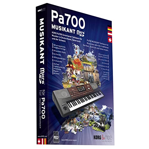 Korg Musikant für Pa700, Software mit micro-SD Karte