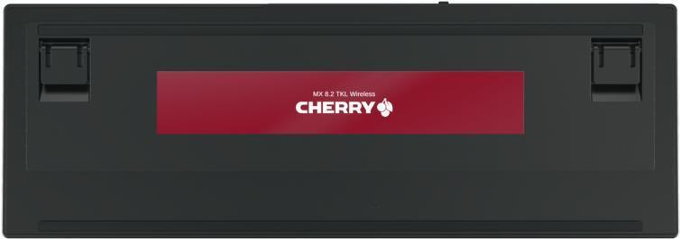 CHERRY MX 8,2 TKL - Tastatur - Hintergrundbeleuchtung - kabellos - 2,4 GHz, Bluetooth 5,2 - QWERTZ - Deutsch - Tastenschalter: CHERRY MX Brown - Schwarz (G80-3882LXADE-2) - Sonderposten