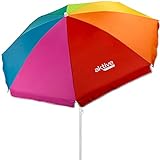 Aktive Beach Windproof Umbrella 180cm Uv50 Protection One Size