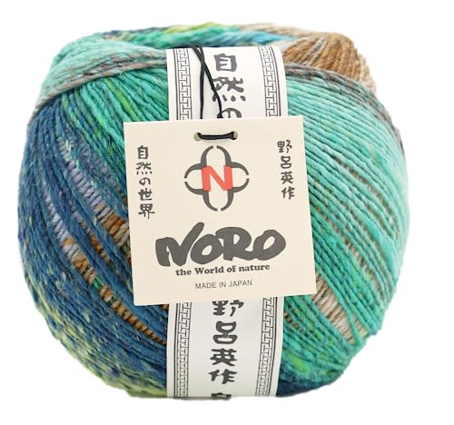 Noro Tsubame | Wolle mit Seide zum Stricken | Farbverlaufswolle zum Häkeln | 200g 600m (32 - Tsuchiura)
