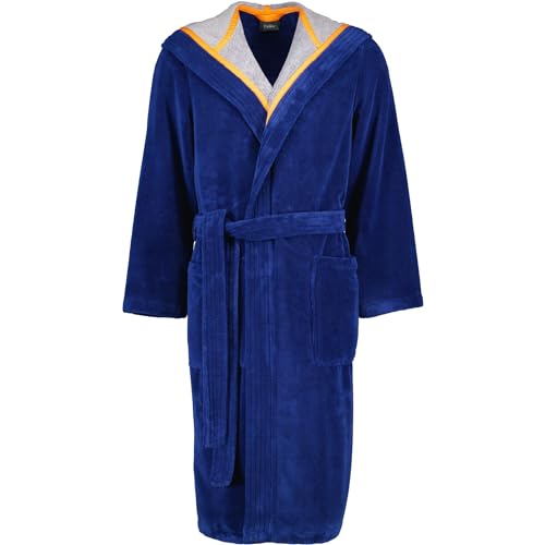 Cawö Home Bademäntel Herren Kapuze Doubleface 831 navy - 13 XL