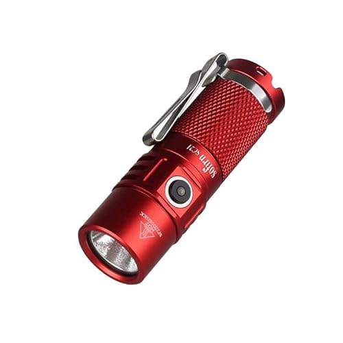 sofirn SC21 Led Taschenlampe SuperHell 1000 Lumen，Rot Wiederaufladbare Taschenlampe Klein Taschenlampe für Outdoor, Wandern, Geschenk, Notfall