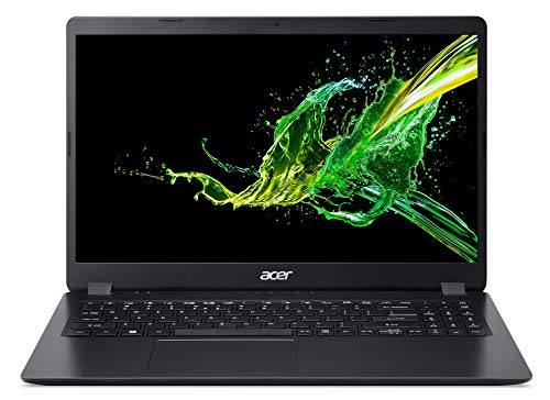 Acer Aspire 3 (A315-56-790F) 39,6 cm (15,6 Zoll Full-HD matt) Multimedia Laptop (Intel Core i7-1065G7, 8 GB RAM, 512 GB PCIe SSD, Intel Iris Plus Graphics, Win 10 Home) schwarz