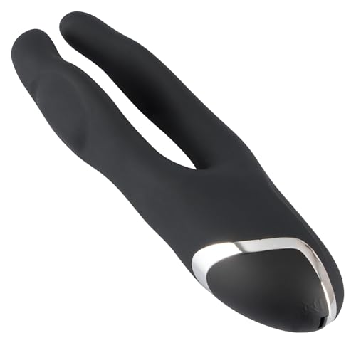 ORION Doppel-Vibrator - starker Vibrator in C Form für vaginale und anale Vergnügen, weicher Auflegevibrator für sie zur Klitorisstimulation