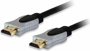 Equip Life - Video- / Audiokabel - HDMI - 28 AWG - HDMI, 19-polig (M) - HDMI, 19-polig (M) - 5,0m - Schwarz (119340)