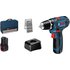 Bosch Professional 060186810H Akku-Bohrmaschine 12V 2.0Ah inkl. 2. Akku