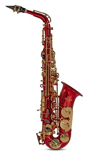 Roy Benson Eb-Alt Saxophon MOD.AS-202R rot lackiert, inkl. leichtem Rechtecketui