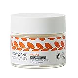 BIO:VÉGANE SKINFOOD Bio Goji -Nachtpflege für anspruchsvolle Haut, vegan, NATRUE-zertifiziert, Anti-Aging, Naturkosmetik mit Arganöl, 1er Pack (1 x 50 ml)
