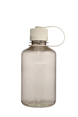 Nalgene Sustain Tritan BPA-freie Wasserflasche aus 50% Kunststoffabfällen, 473 ml, schmaler Öffnung, Baumwolle