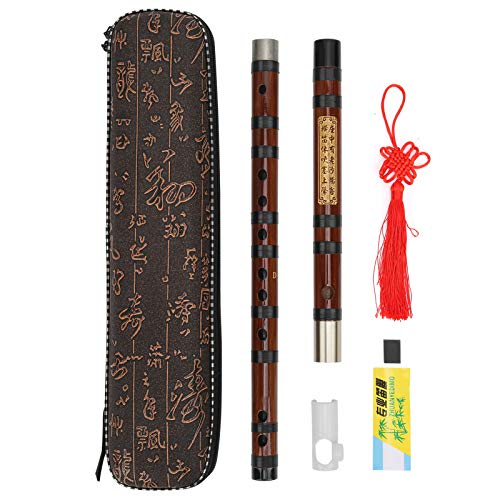 Professionelles Flötenset, praktische Bambusflöte für Musikbegeisterte für die Notenprüfung für Anfänger für Outdoor-Performance