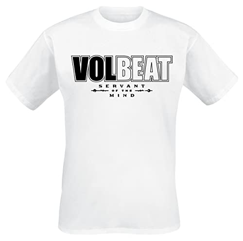 Volbeat Servant of The Mind Logo Männer T-Shirt weiß 3XL