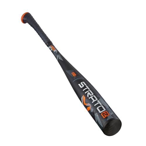 Axe Unisex-Erwachsene Strato 2 BBCOR Baseballschläger, Marineblau/Orange, 32" / 29 oz