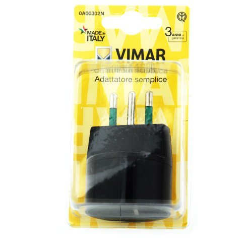 VIMAR 0 a00302 N Netzstecker-Adapter für Steckdose Schwarz