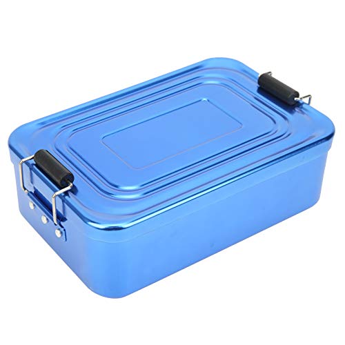 XINMYD Lunchbox, tragbare Aluminium-Lunchbox Wiederverwendbarer Picknick-Lebensmittelbehälter für den Außenbereich mit Aufsteckverschluss