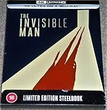 THE INVISIBLE MAN 4K ULTRA HD+BLU RAY COLLECTORS STEELBOOK / IMPORT / 4K HDR10+ & DOLBY VISION / REGION FREE