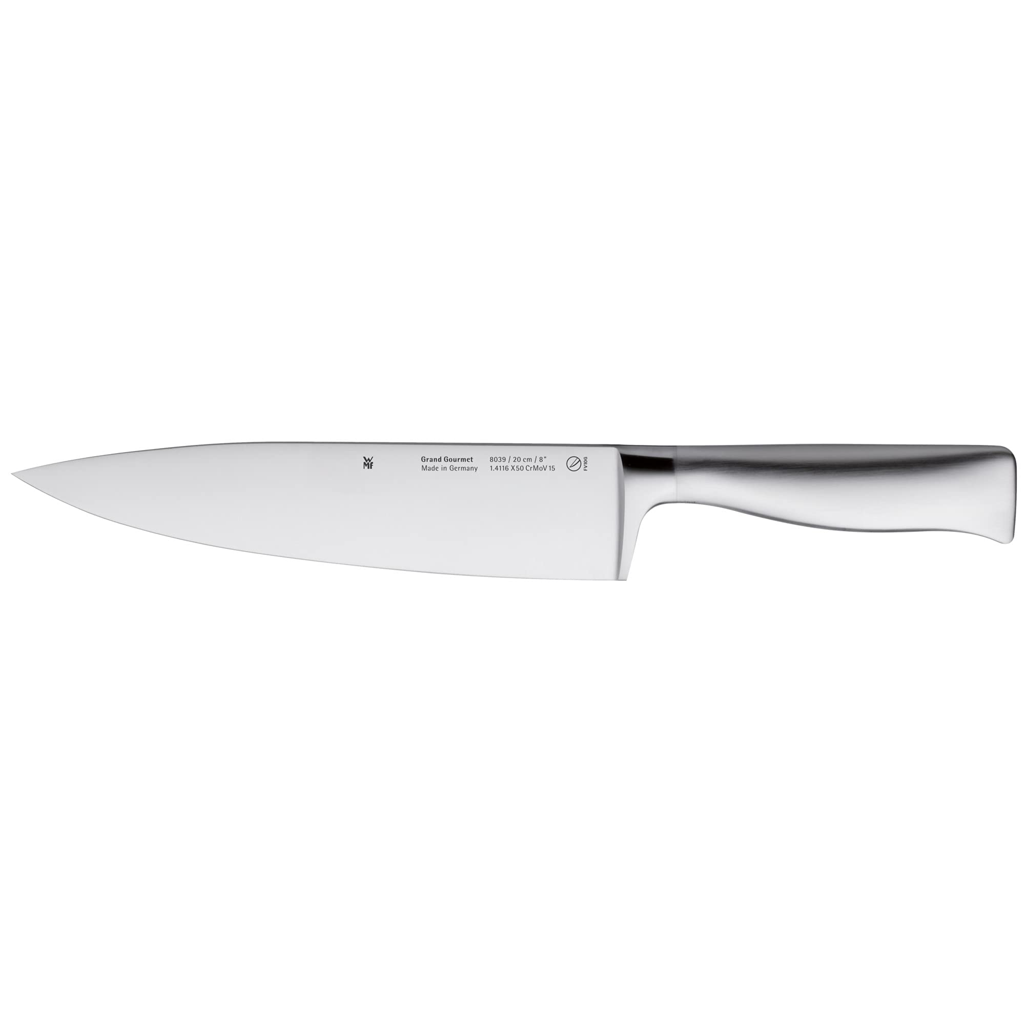 WMF Grand Gourmet Kochmesser 33,5 cm, Made in Germany, Messer geschmiedet, Performance Cut, Spezialklingenstahl, Klinge 20 cm