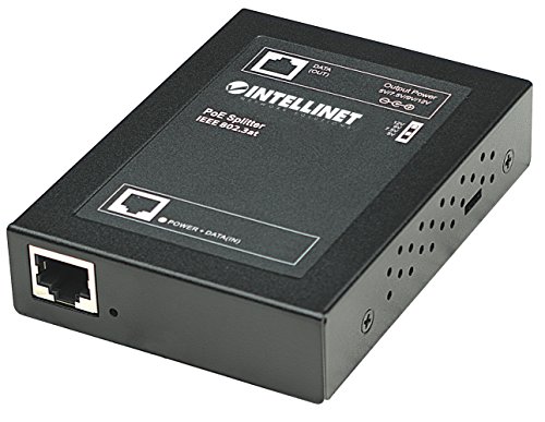 Intellinet PoE+ Splitter (IEEE802.3at, 5/7.5/9/12V DC) schwarz 560443