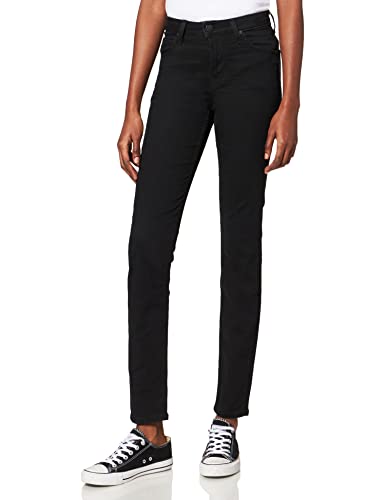 Lee Damen Scarlett High Skinny Jeans, Schwarz (Black Rinse AE47) , 27W/33L