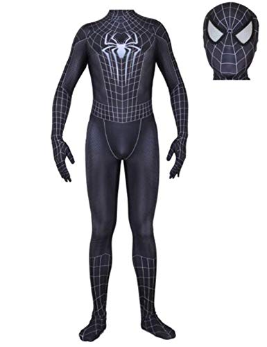 Kinder Erwachsene Spiderman-Kostüm Halloween Karneval Cosplay Spider-man Verkleidung Party Anzug Bühnen Performance Strumpfhose,Spandex/Lycra,E-(160~165) cm