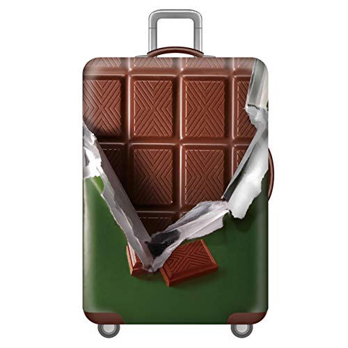 Haodasi Verdicken Kofferschutzhülle Reisekoffer Hülle Größe M für 22-25 Zoll Waschbaren Koffer Schutz Kofferhülle (ohne Koffer) Grün