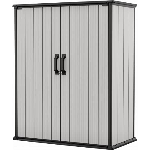 Ondis24 Keter Kissenbox Premier Box, Sitztruhe, Gartenbox, Outdoor Auflagenbox, Kissentruhe Garten, Sitzbank, regensicher (1400 Liter)
