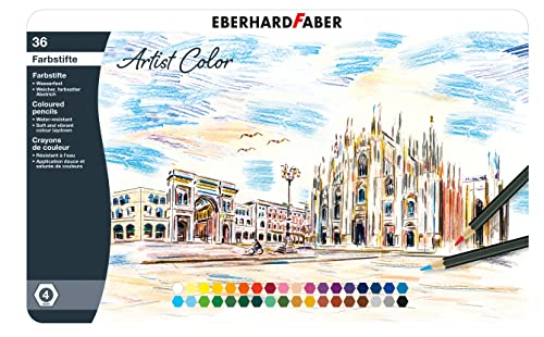 Eberhard Faber 516136 - Farbstifte Artist Color, 36er Blechetui