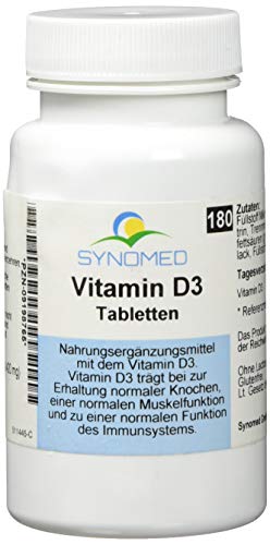 Vitamin D3 Tabletten, 180 Tabletten (75.6 g)