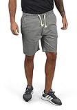 Indicode IDAbbey Herren Chino Shorts Bermuda Kurze Hose mit Stretch Regular Fit, Größe:L, Farbe:Light Grey (901)