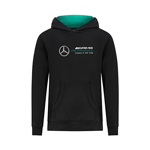 MERCEDES AMG PETRONAS Formula One Team - Kinder-Logo-Hoodie - Schwarz - Größe: 5/6 Jahre (116)