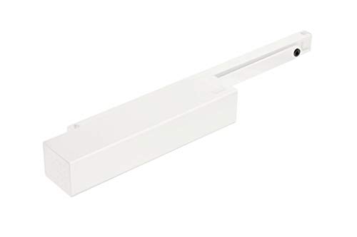 Türschlißer Geze Türschließer TS5000 L, in Weiß RAL 9016 Komplettpaket inkl. Montageplatte und Gleitschiene