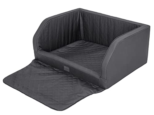 Sales Core Haustier-Reisebett, perfekt für den Kofferraum eines Autos, mit Autoschutzmaterial und hohen Seiten. Multifunktionales Haustierbett mit Schutzdecke.