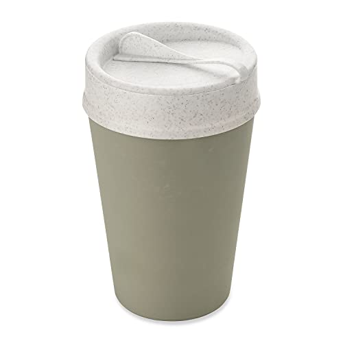 koziol ISO TO GO doppelwandiger Becher mit Deckel 400ml, TO GO Becher, ohne Bambus