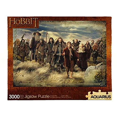AQUARIUS The Hobbit Puzzle (3000 Teile Puzzle) Offiziell lizenziertes Hobbit Merchandise & Sammlerstücke – 81,3 x 114,4 cm