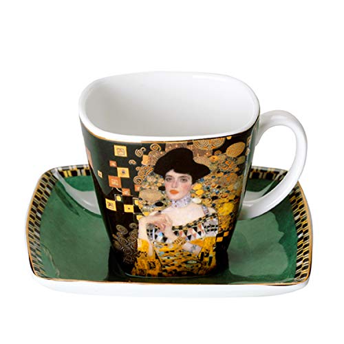 Goebel 66884719 Gustav Klimt Espressotasse mit Untertasse Adele Bloch-Bauer