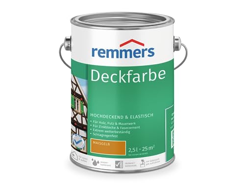 Remmers Deckfarbe (2,5 l, maisgelb)