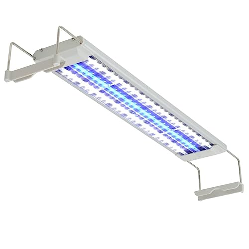 vidaXL Aquarium Beleuchtung 50-60 cm LED Lampe Aufsetzleuchte Klemmleuchte