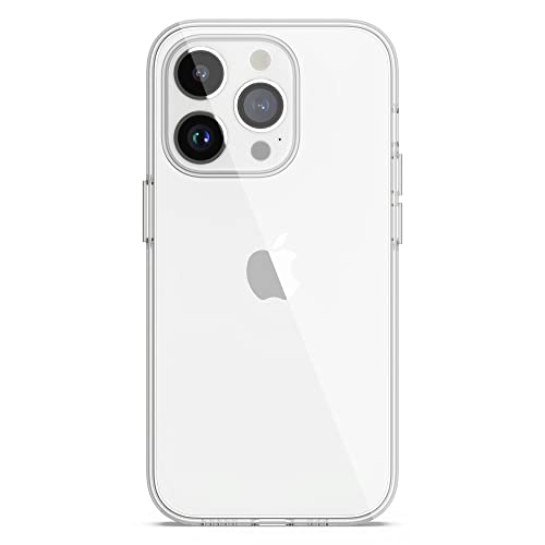 MR PROTECT Hülle kompatibel mit iPhone 14 Pro Max Transparent [Clear Case] Silikon, Handyhülle, durchsichtige Schutzhülle [Widerstandsfähig] - Rückschale Transparent Klar [Case Cover] Durchsichtig