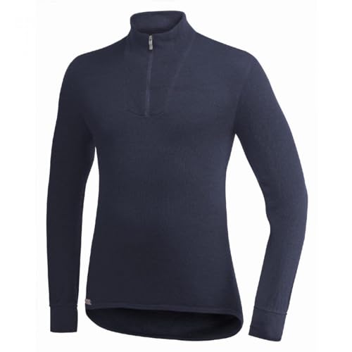 Woolpower 200 Turtleneck Long Sleeve Zipp Shirt Men - Unterwäsche, dunkelblau - XXL