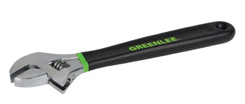 Greenlee Verstellbarer Ratschenschlüssel mit eingetauchtem Griff, 12 Zoll 0154-12D