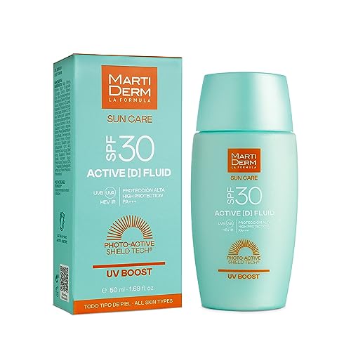 Active (D) Gesichtsflüssigkeit SPF30 50 ml Sun Care für alle Hauttypen Martiderm