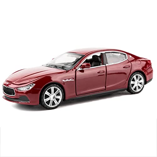 WangXLDD Automodell kompatibel mit Maserati Ghibli Modell im Maßstab 1:32, Legierungsguss-Modellsammlung, Ornamente