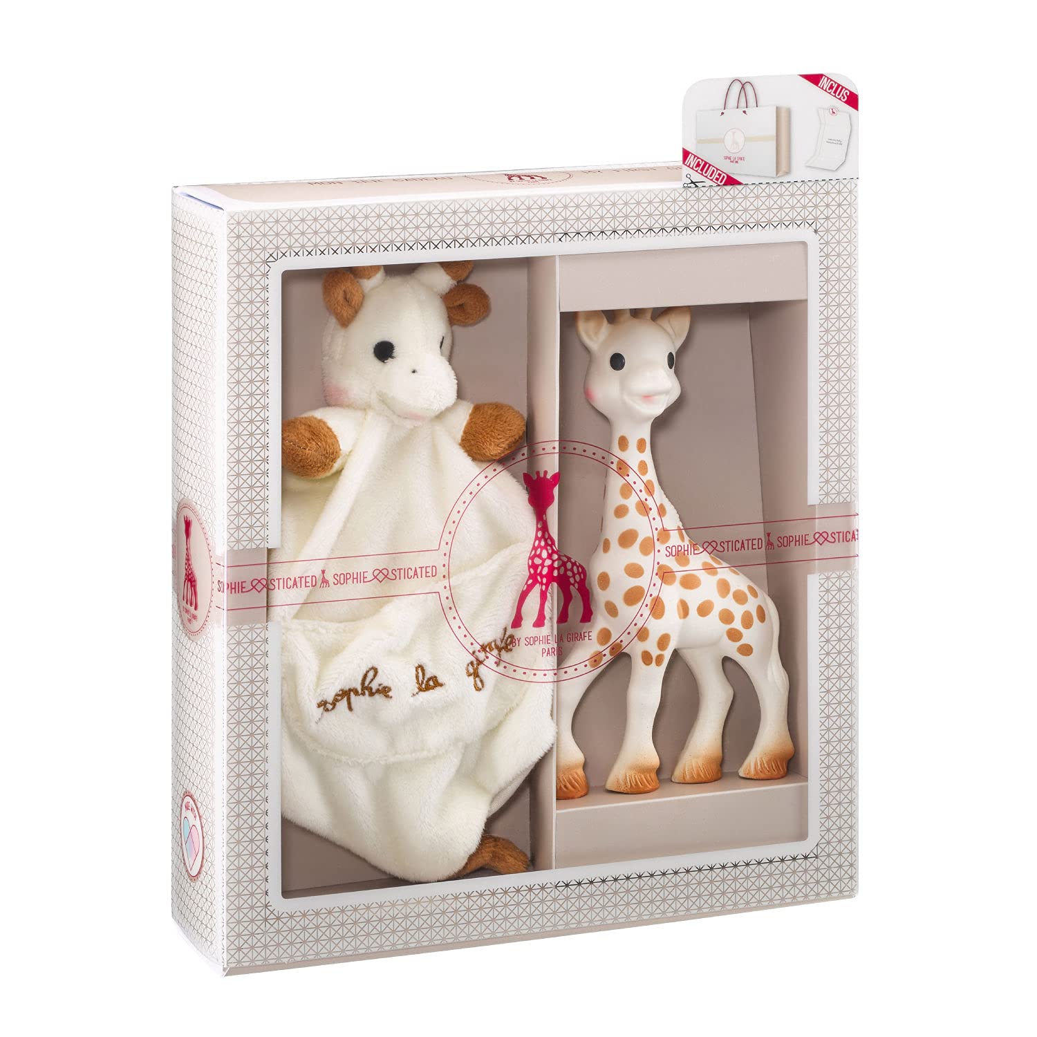 Sophie la Girafe - Sophiesticated - Geschenkset Geburt 1+ Jahre Größe M