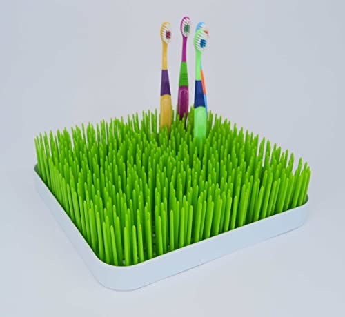 Zahnbürsten - Ständer ZAUBERGRAS im Gras-Design Zahnbürstenständer für KiGa Krippe Kindergarten KiTa Kindertagesstätte