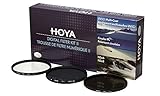 Hoya Digital Filter Kit (37mm) inklusiv Cirkular Polfilter/ND-Filter (NDx8)/HMC-C, UV-Filter YKITDG037 Schwarz
