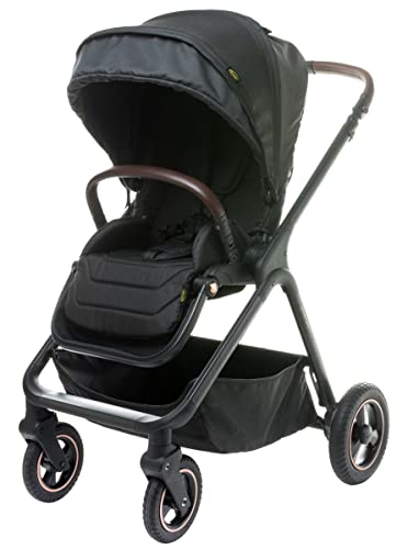 4Baby Everso Kinderwagen, schwarz, geeignet für Kinder von 6 Monaten bis 4 Jahren, max. Traggewicht: 22 kg