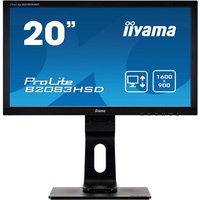 iiyama ProLite B2083HSD-B1 49,4cm (20") WSXGA TN LED-Monitor Pivot VGA DVI